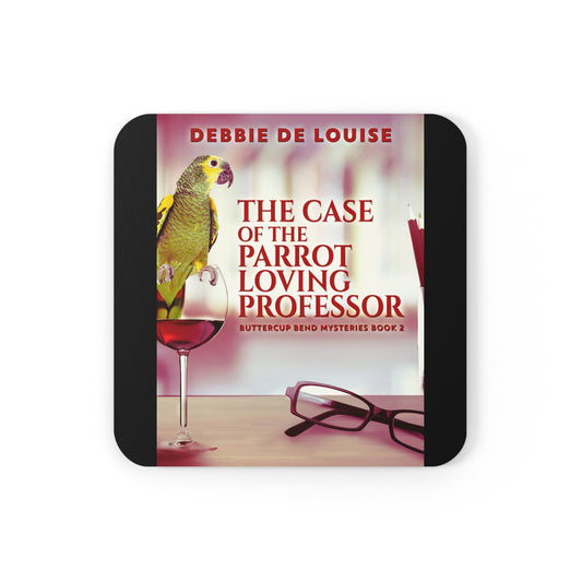 The Case of the Parrot Loving Professor - Corkwood Coaster Set