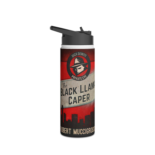 The Black Llama Caper - Stainless Steel Water Bottle