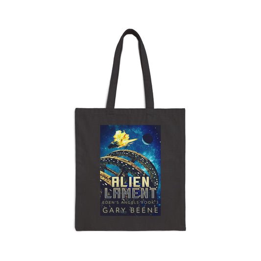 Alien Lament - Cotton Canvas Tote Bag