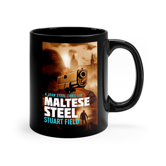 Maltese Steel - Black Coffee Mug