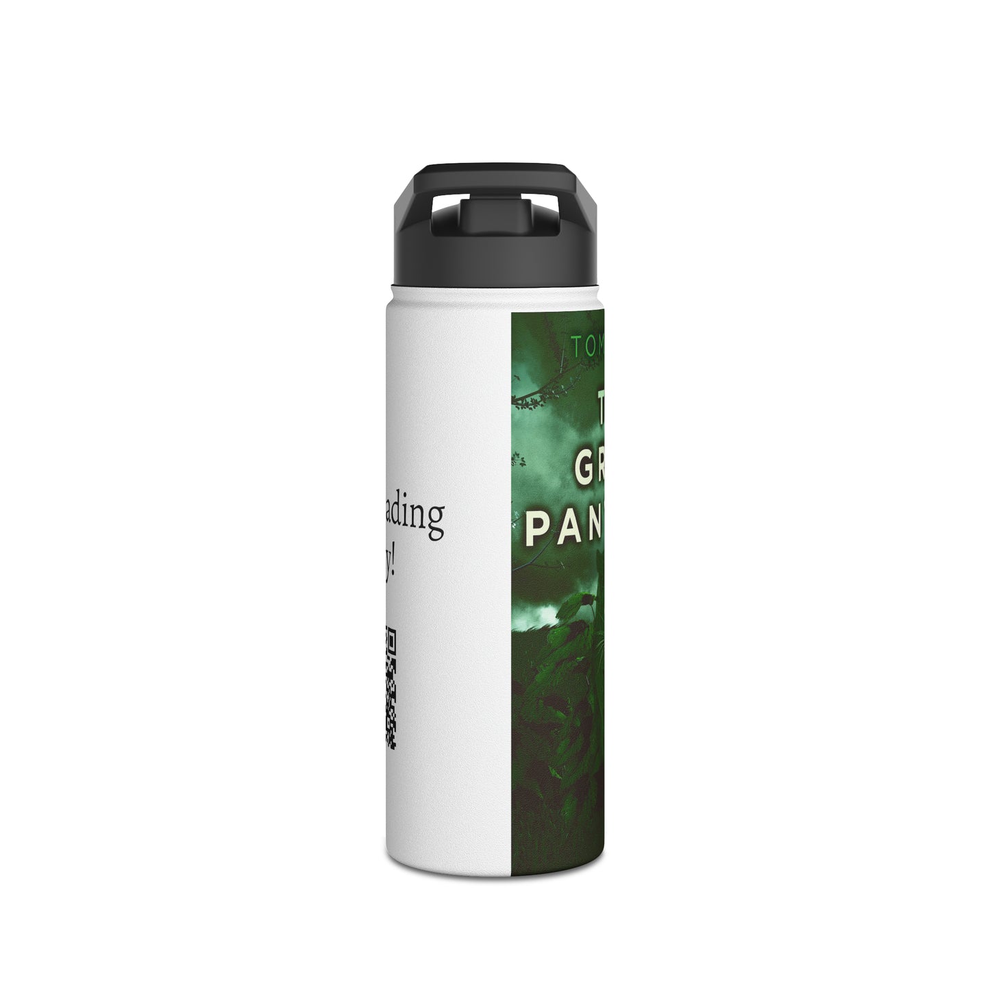 The Green Panthers - Stainless Steel Water Bottle