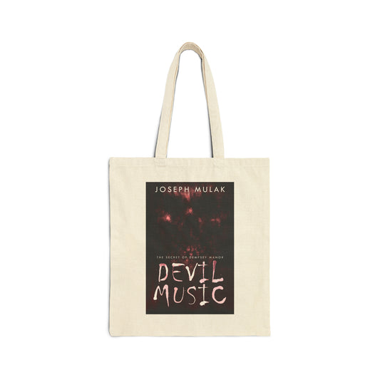 Devil Music - Cotton Canvas Tote Bag