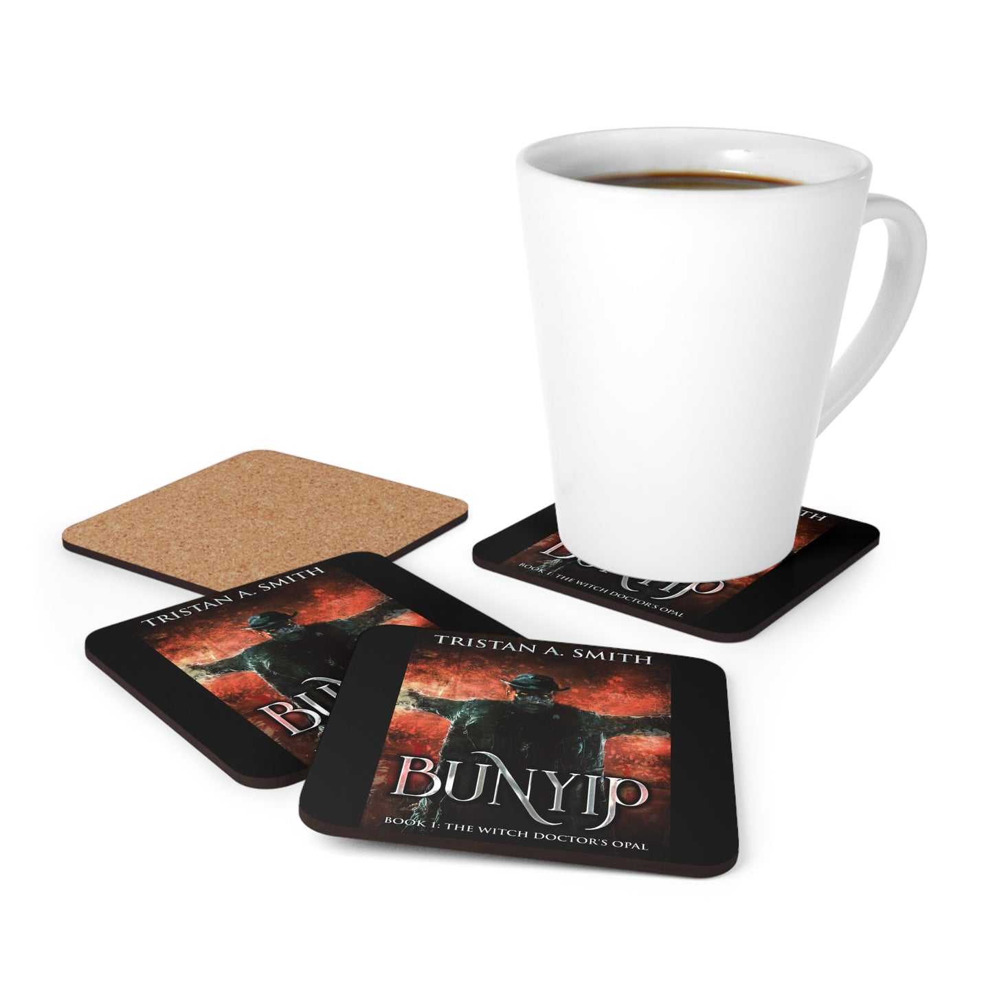 The Witch Doctor's Opal - Corkwood Coaster Set