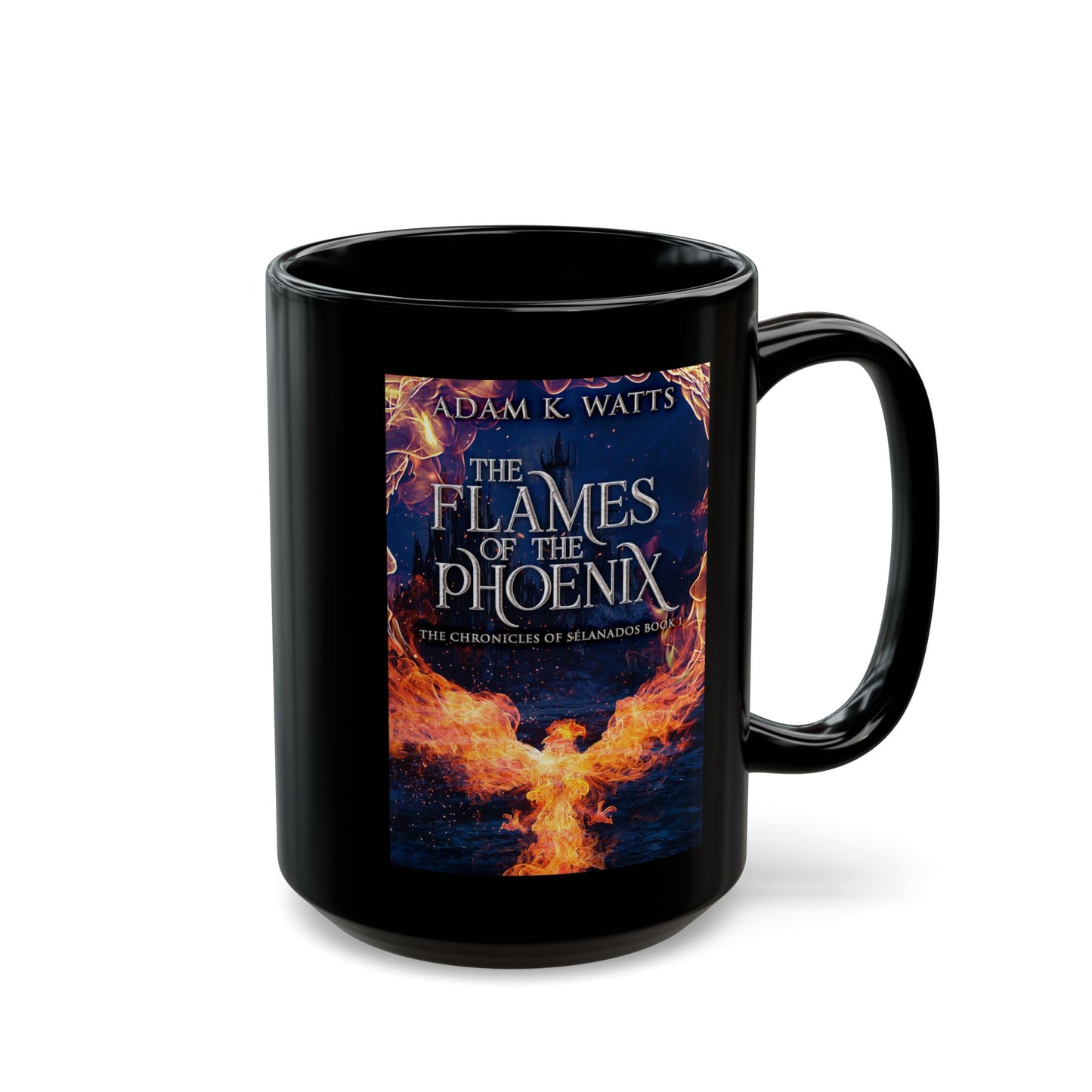 The Flames Of The Phoenix - Black Coffee Mug