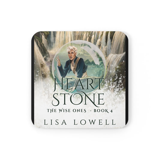Heart Stone - Corkwood Coaster Set