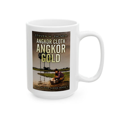 Angkor Cloth, Angkor Gold - White Coffee Mug