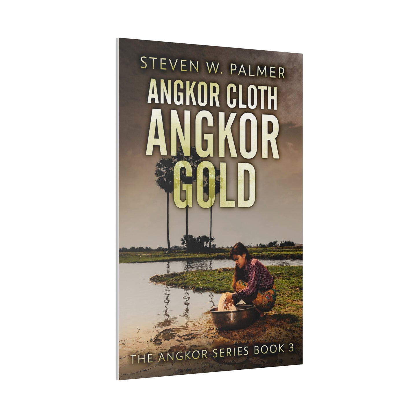 Angkor Cloth, Angkor Gold - Canvas
