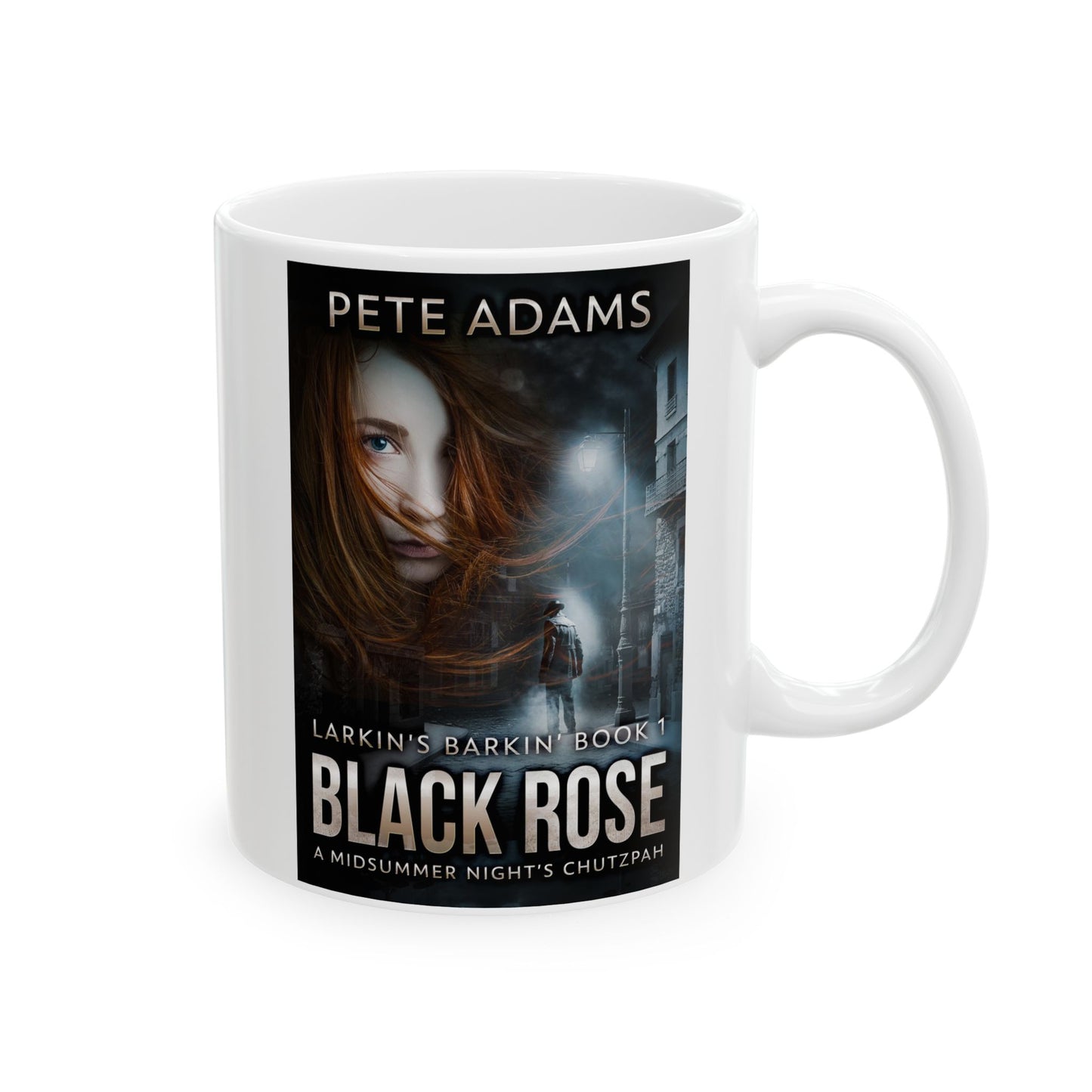 Black Rose - White Coffee Mug