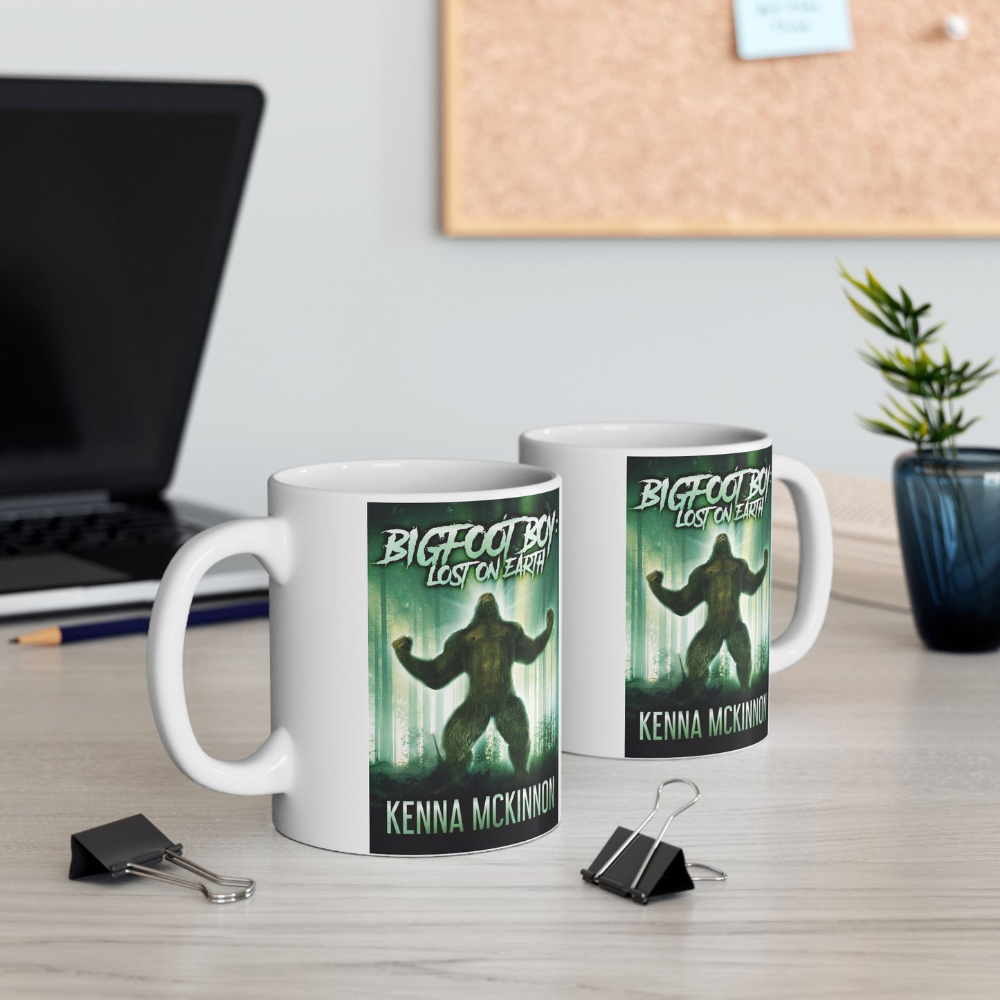 Bigfoot Boy - White Coffee Mug