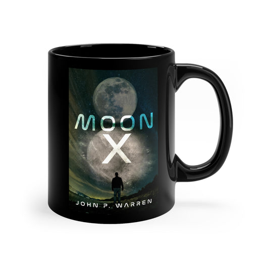 Moon X - Black Coffee Mug