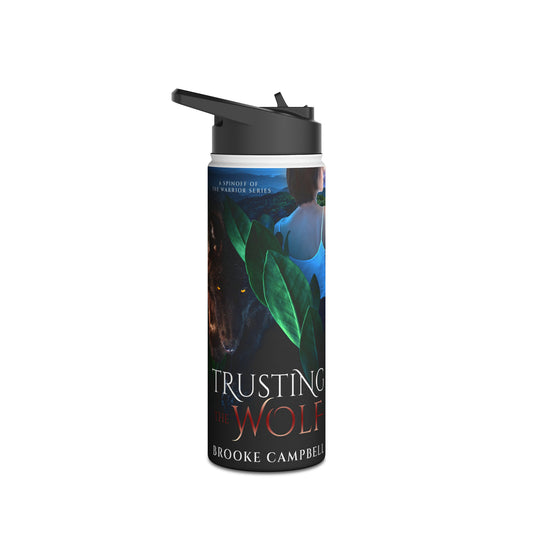 Trusting the Wolf - Stainless Steel Water Bottle