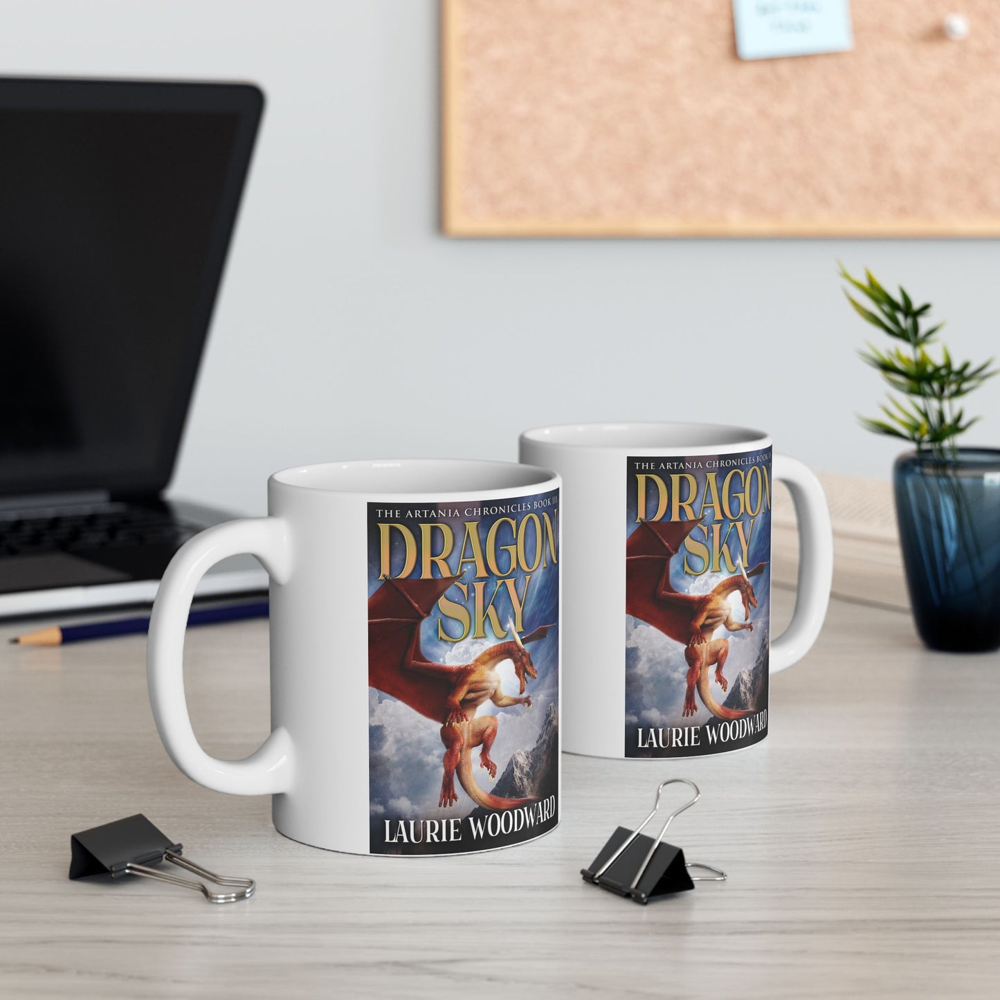 Dragon Sky - White Coffee Mug