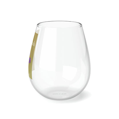 Hiding Hannah - Stemless Wine Glass, 11.75oz