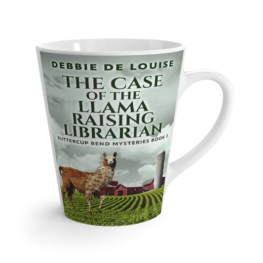 The Case of the Llama Raising Librarian - Latte Mug