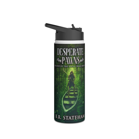 Desperate Pawns - Stainless Steel Water Bottle