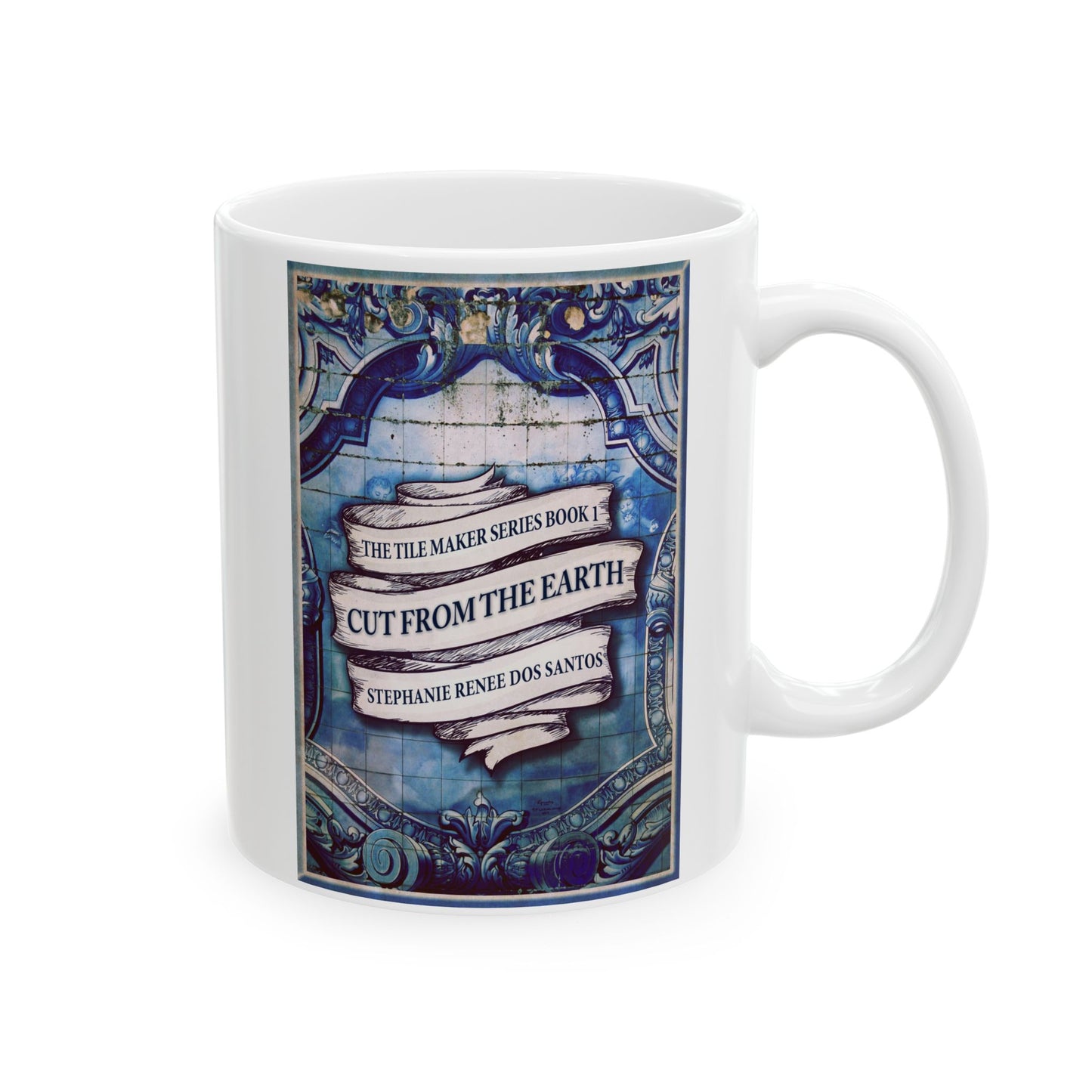 Cut From The Earth - White Coffee Mug