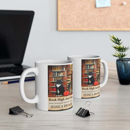 Book High And Low - White Coffee Mug