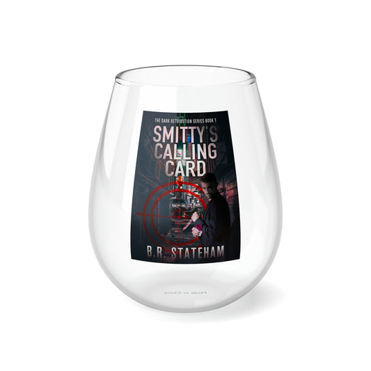Smitty's Calling Card - Stemless Wine Glass, 11.75oz