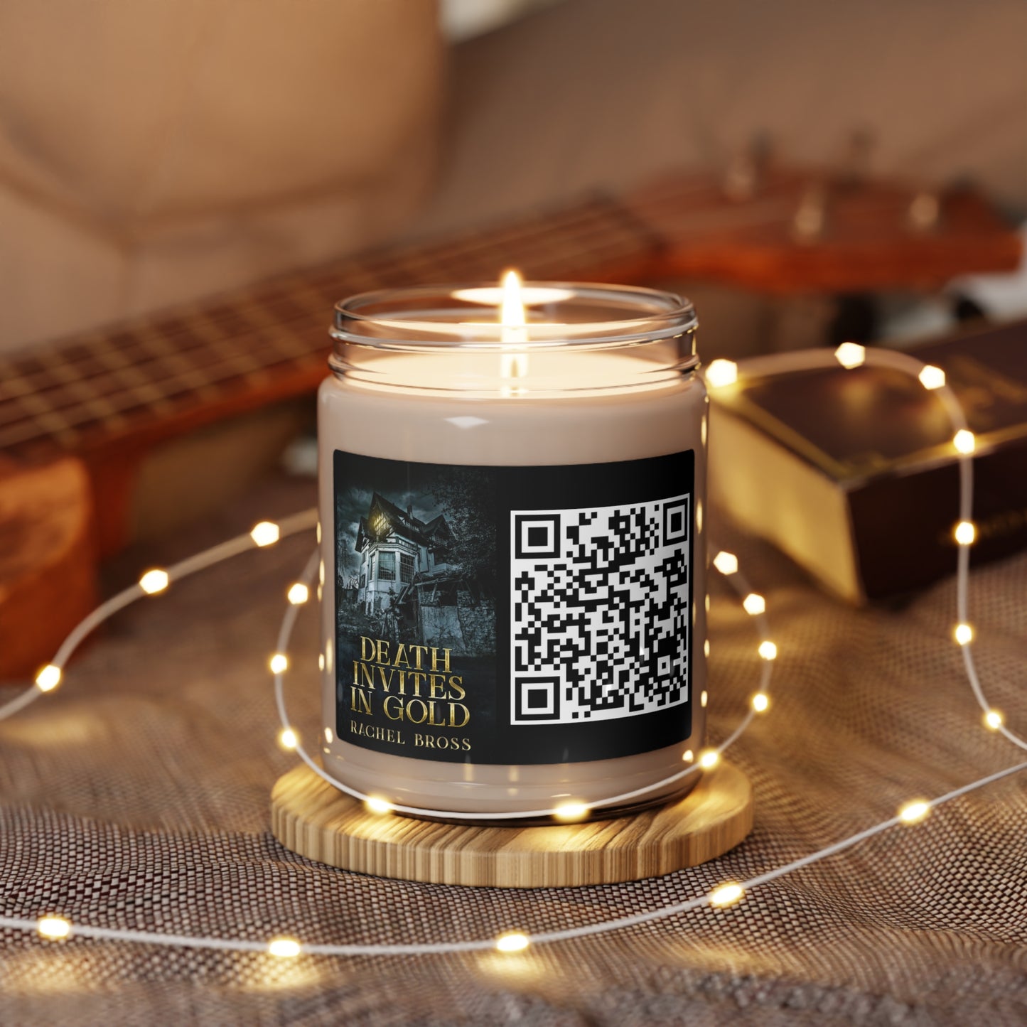Death Invites In Gold - Scented Soy Candle