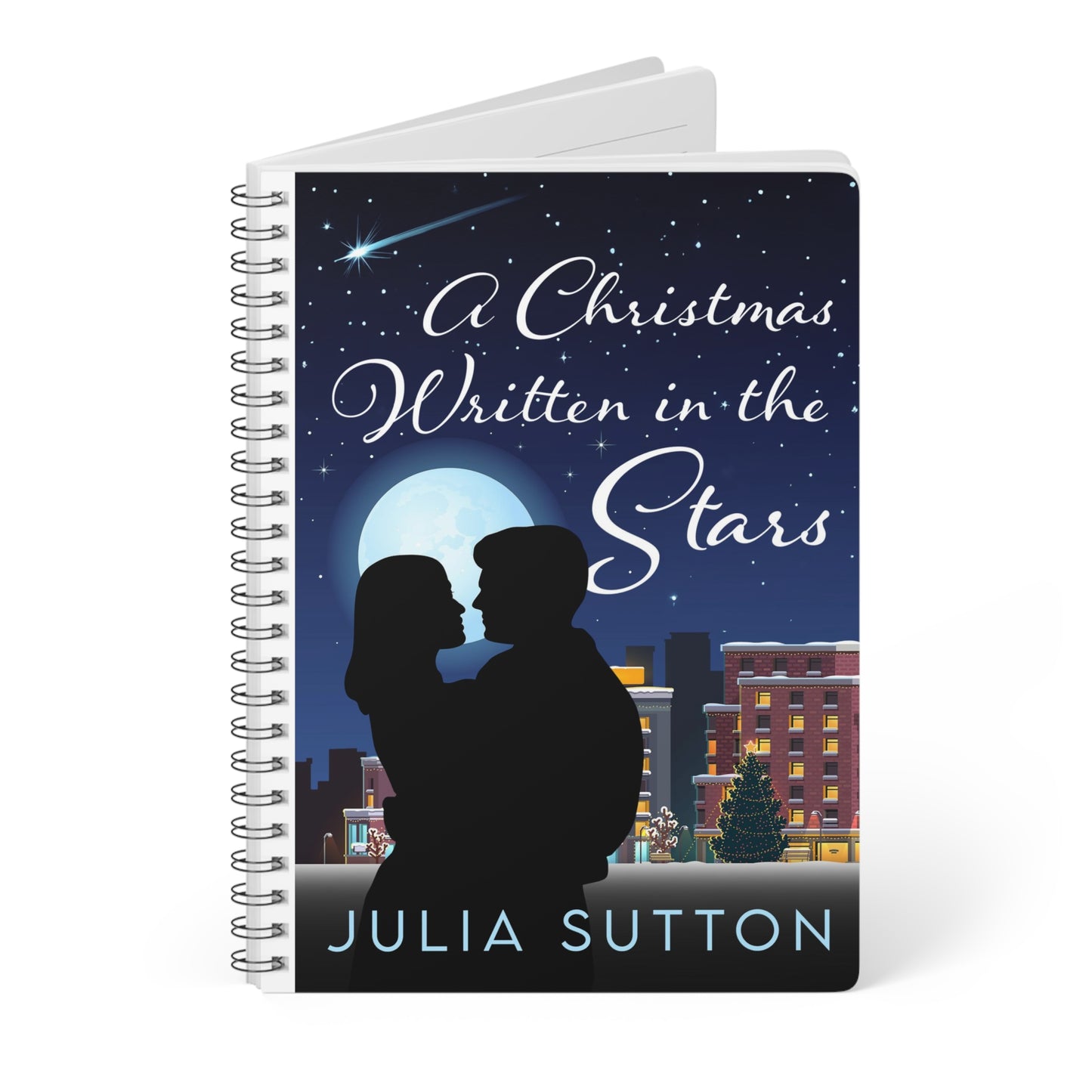 A Christmas Written In The Stars - A5 Wirebound Notebook