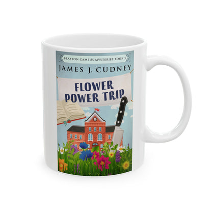 Flower Power Trip - White Coffee Mug