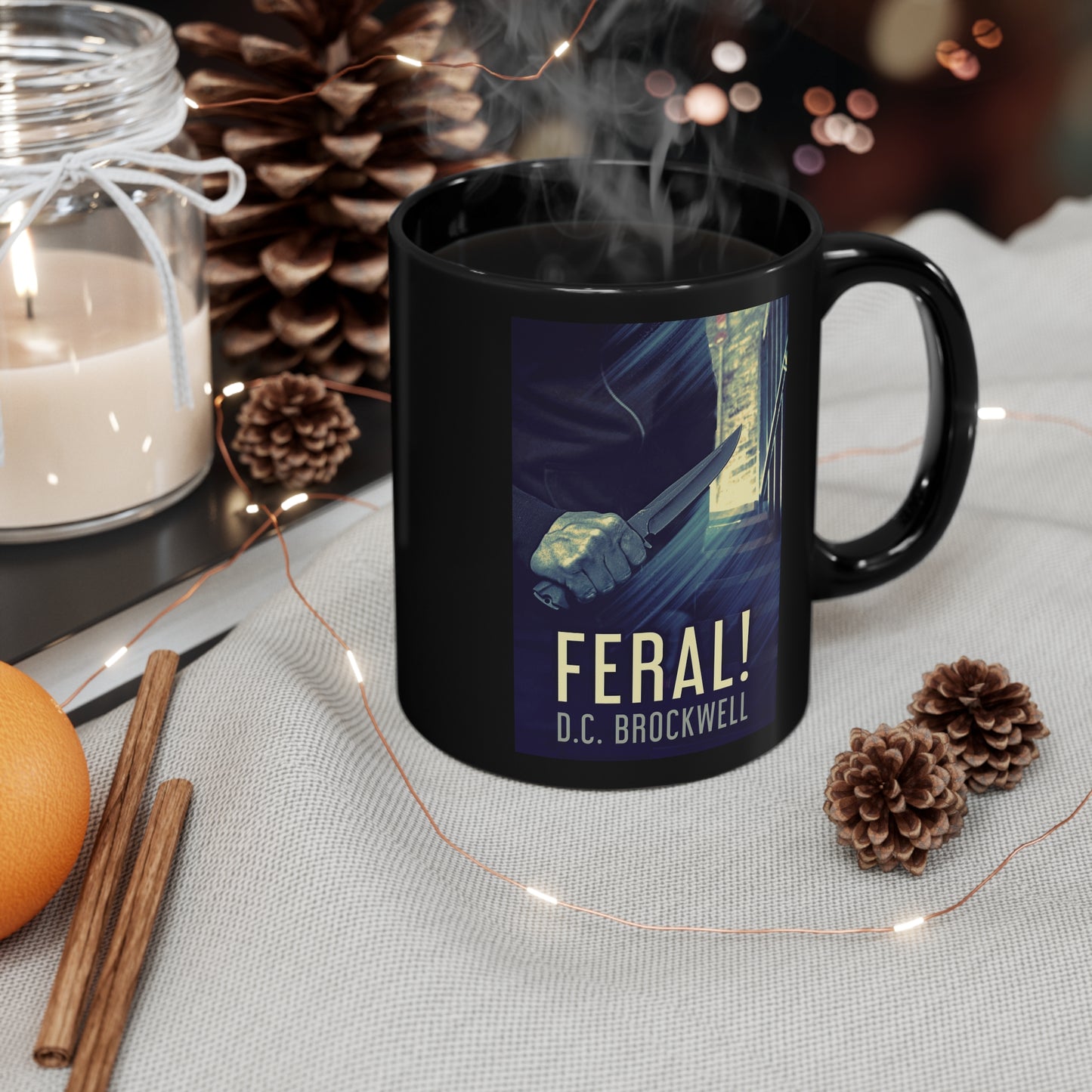 Feral! - Black Coffee Mug