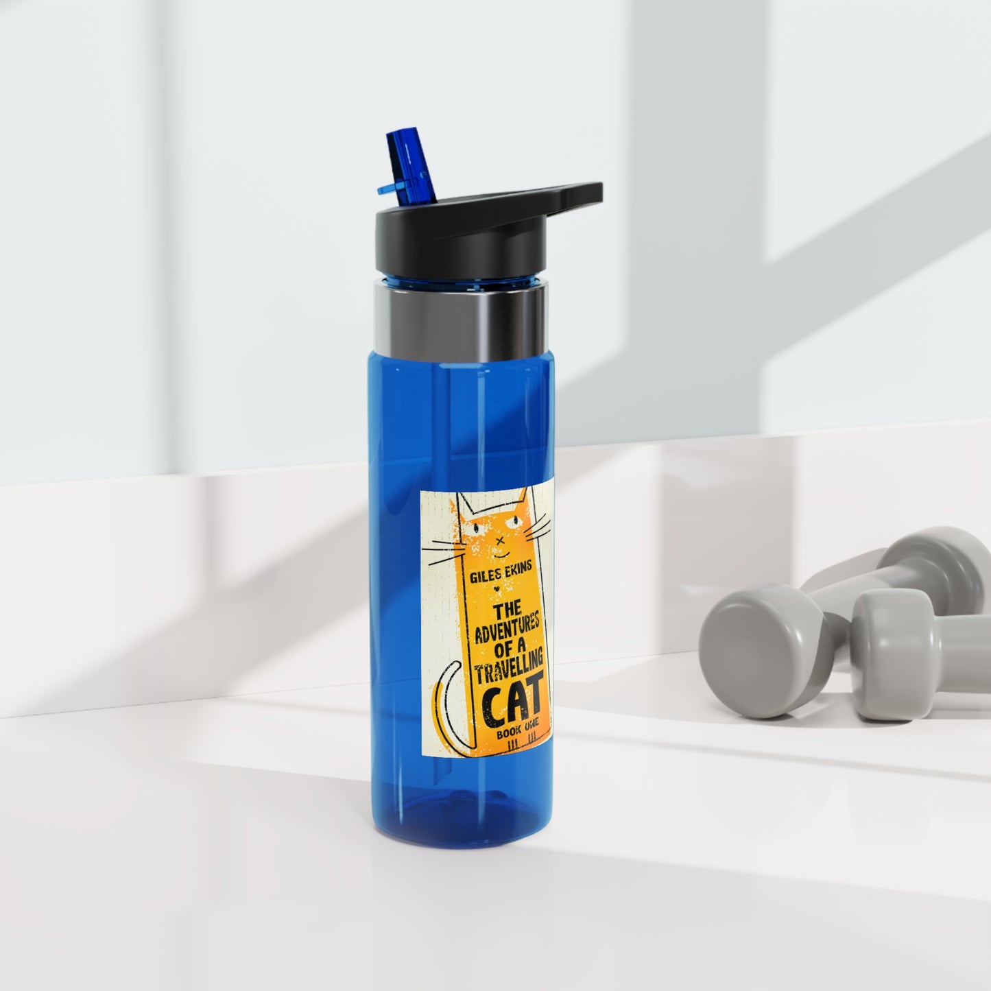 The Adventures Of A Travelling Cat - Kensington Sport Bottle