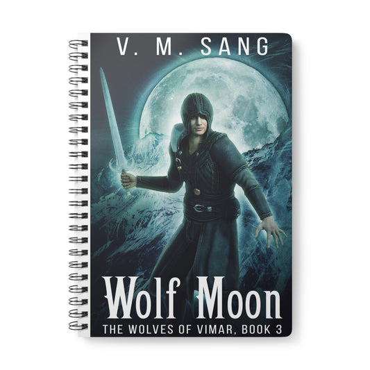 Wolf Moon - A5 Wirebound Notebook
