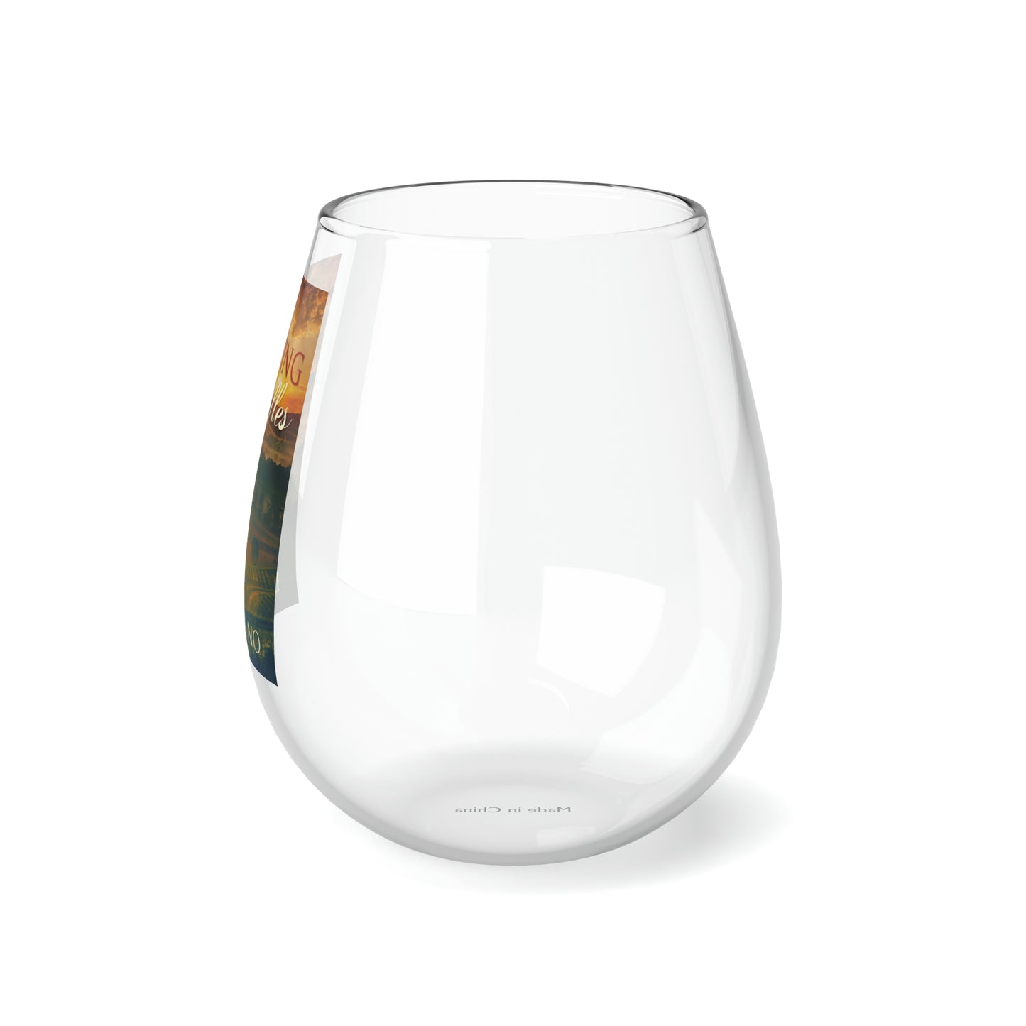 Hunting Truffles - Stemless Wine Glass, 11.75oz