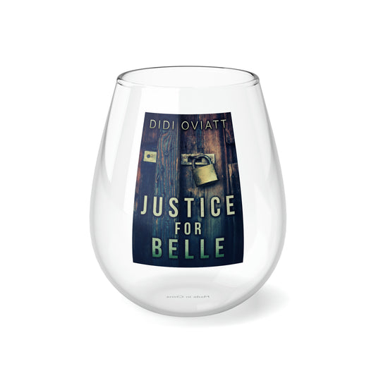 Justice For Belle - Stemless Wine Glass, 11.75oz