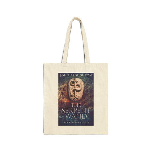 The Serpent Wand - Cotton Canvas Tote Bag