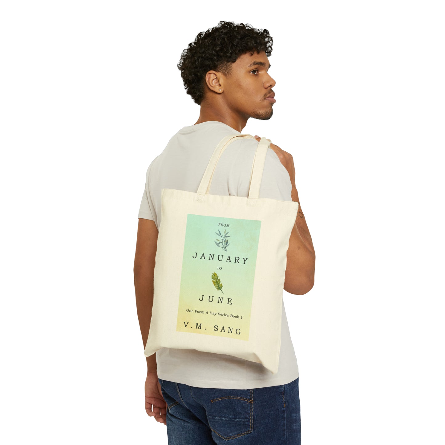 From January to June - Cotton Canvas Tote Bag