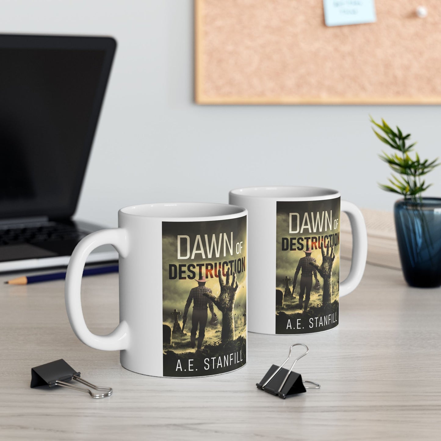 Dawn Of Destruction - White Coffee Mug