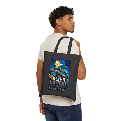 Alien Lament - Cotton Canvas Tote Bag