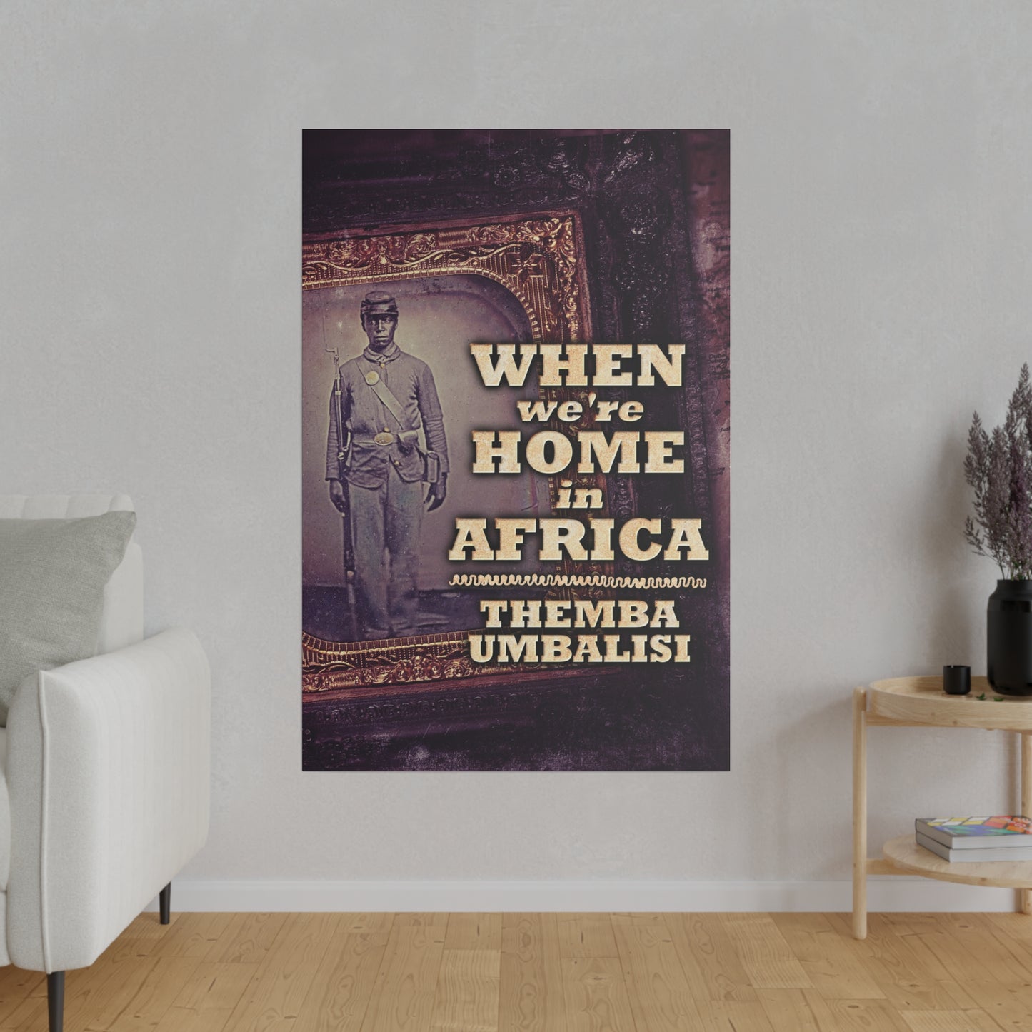 When We're Home In Africa - Canvas