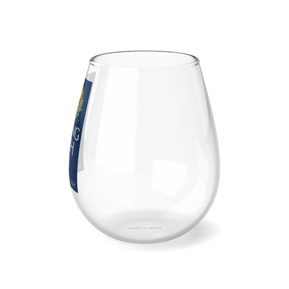 Living With Joy - Stemless Wine Glass, 11.75oz
