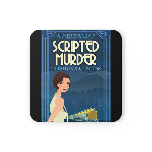 Scripted Murder - Corkwood Coaster Set