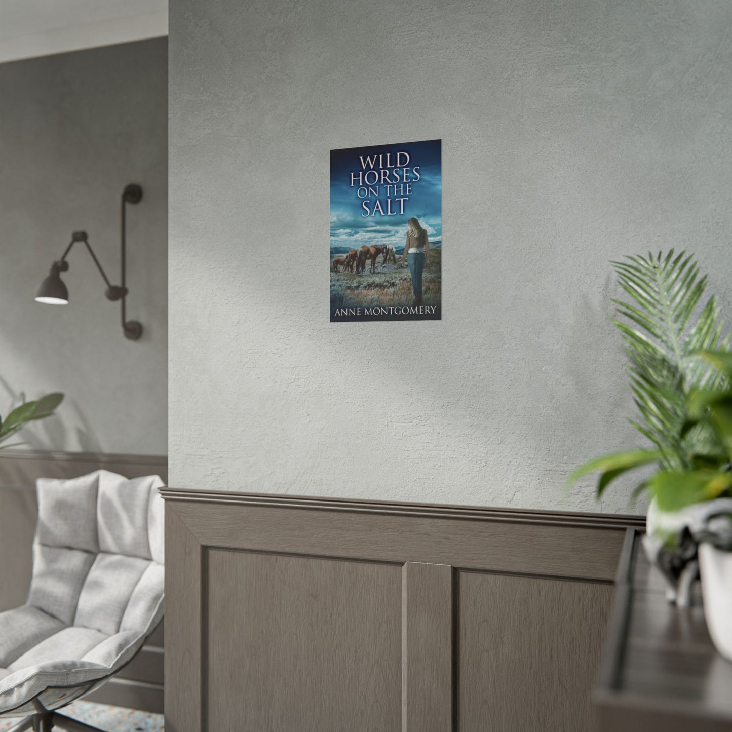 Wild Horses On The Salt - Poster