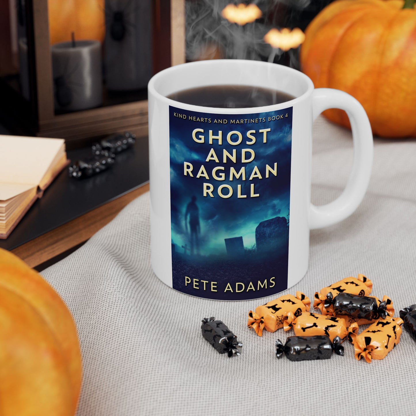 Ghost And Ragman Roll - White Coffee Mug