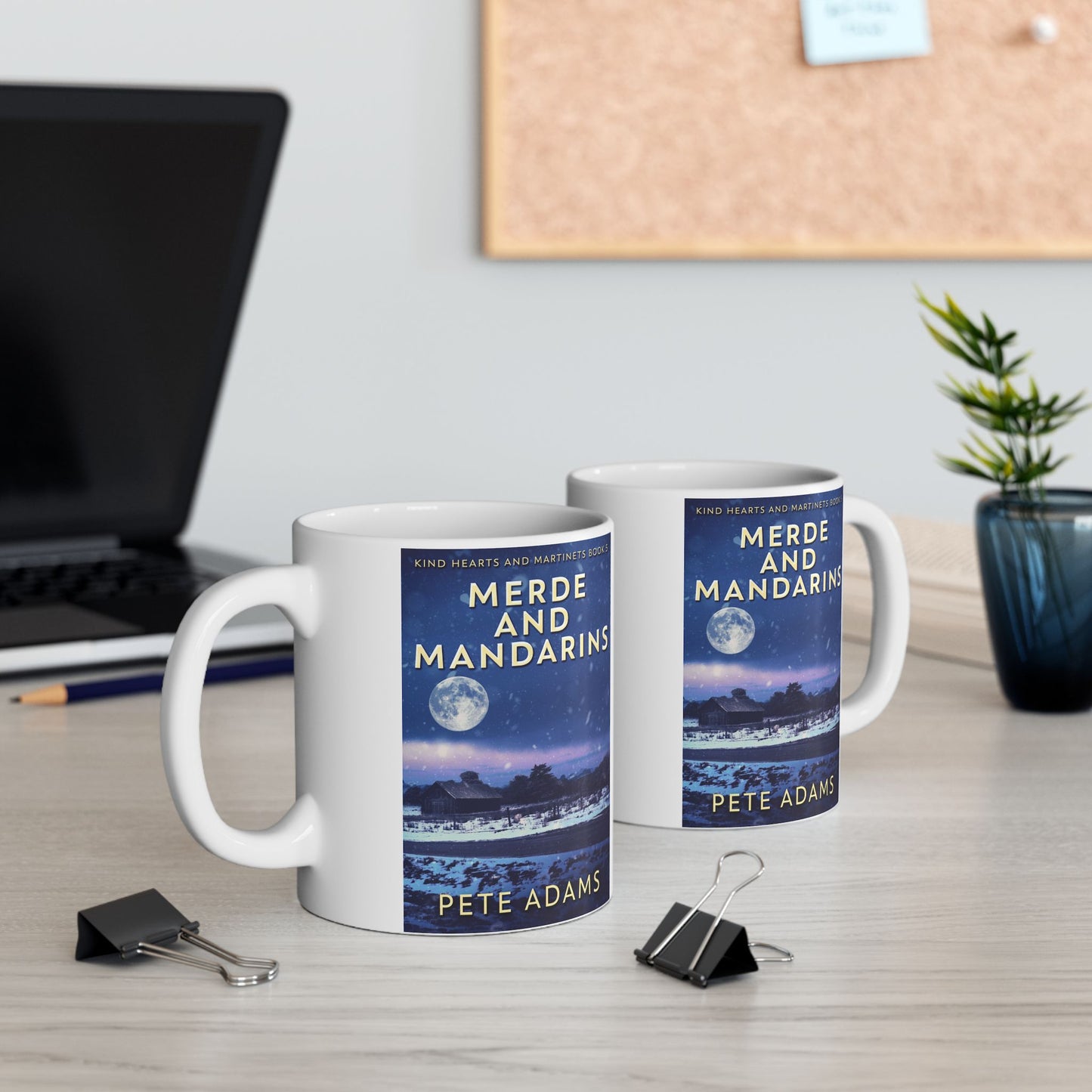 Merde And Mandarins - White Coffee Mug