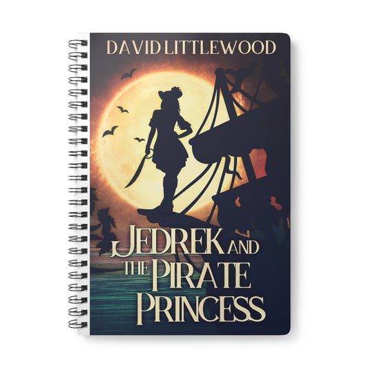 Jedrek And The Pirate Princess - A5 Wirebound Notebook