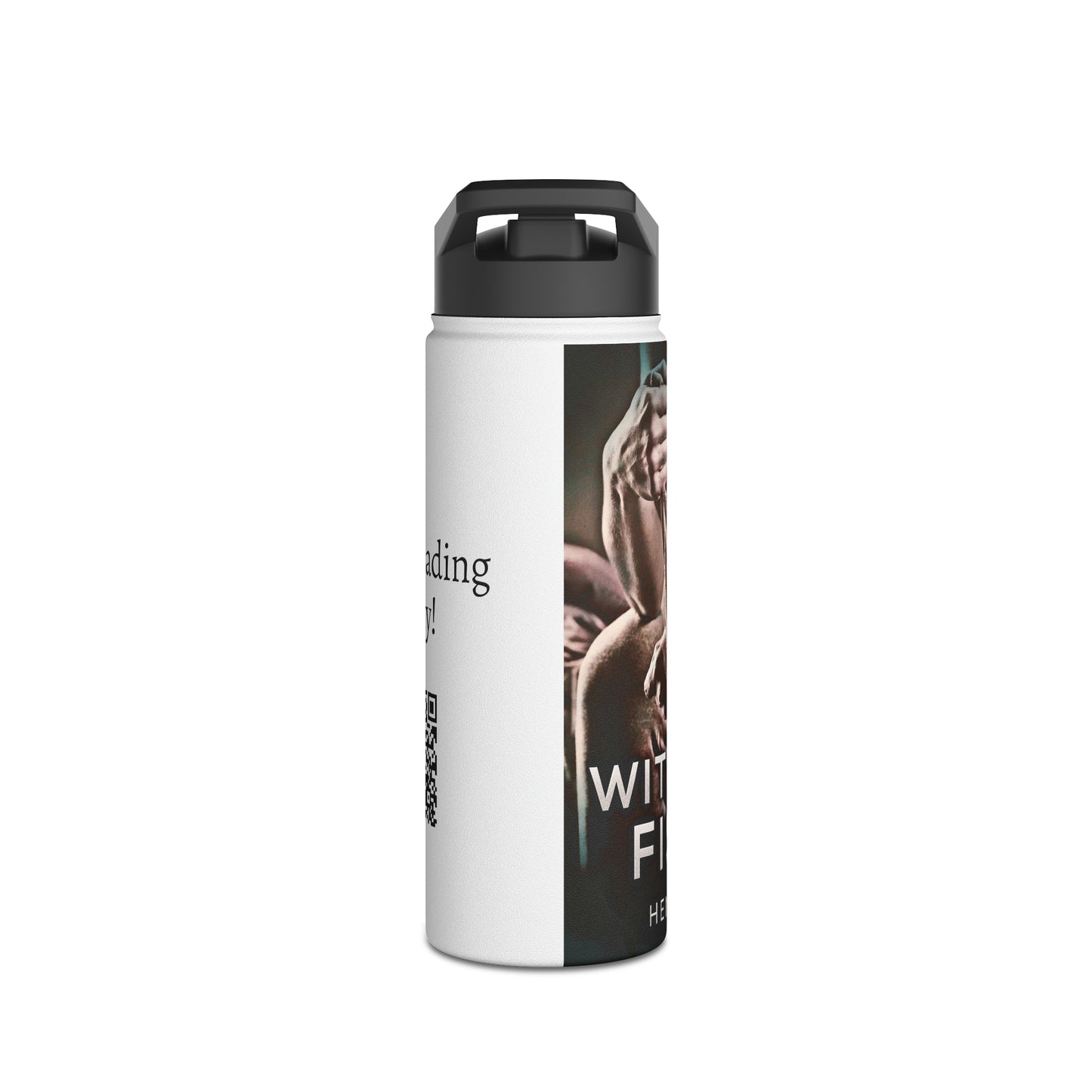 With Her Fists - Stainless Steel Water Bottle