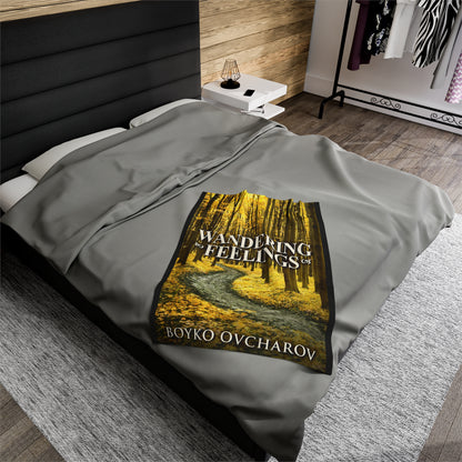 Wandering Feelings - Velveteen Plush Blanket