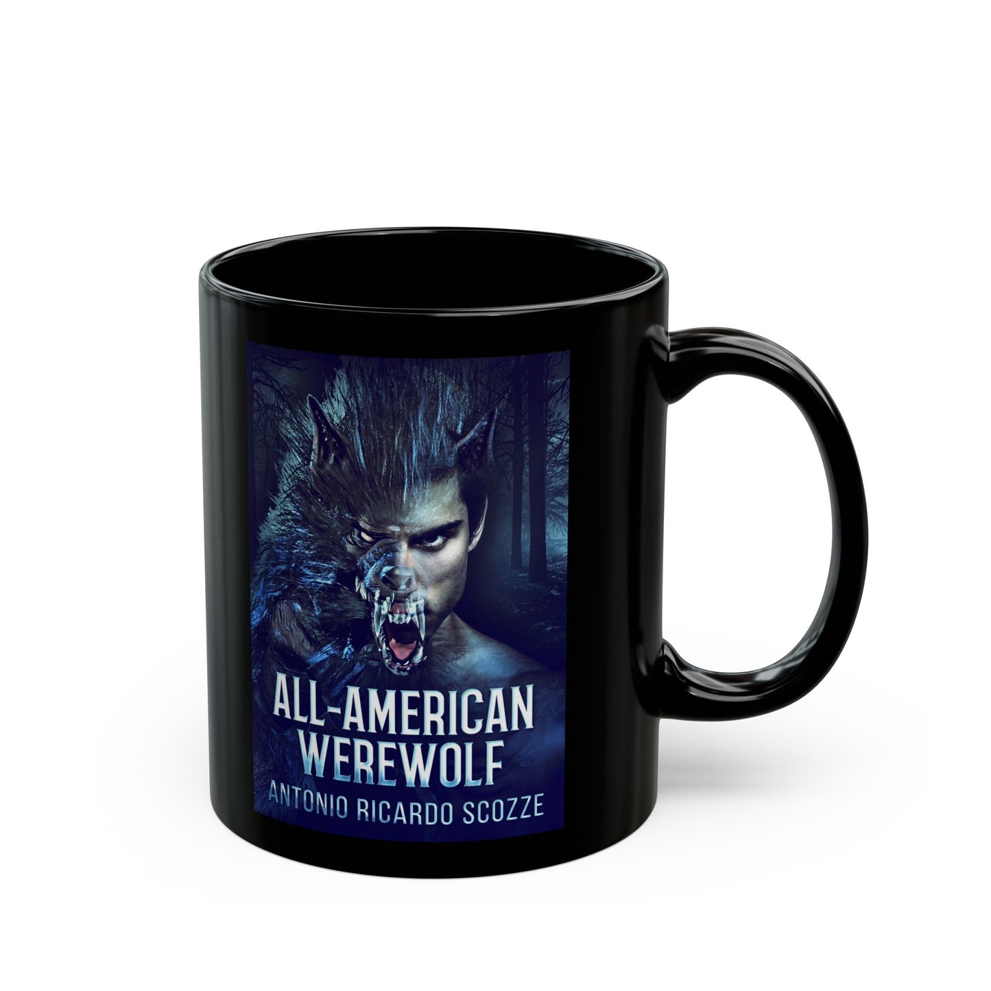 All-American Werewolf - Black Coffee Mug