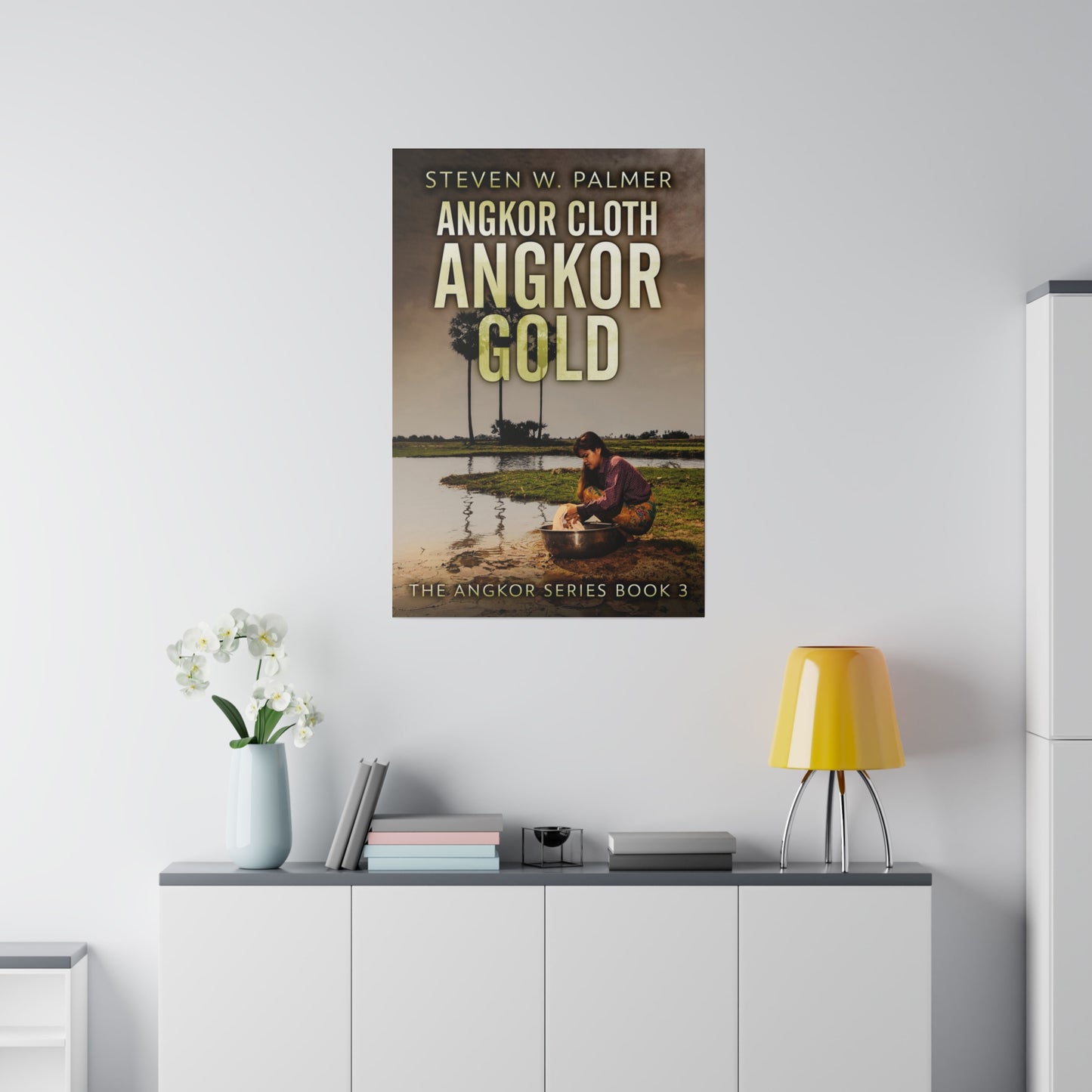 Angkor Cloth, Angkor Gold - Canvas
