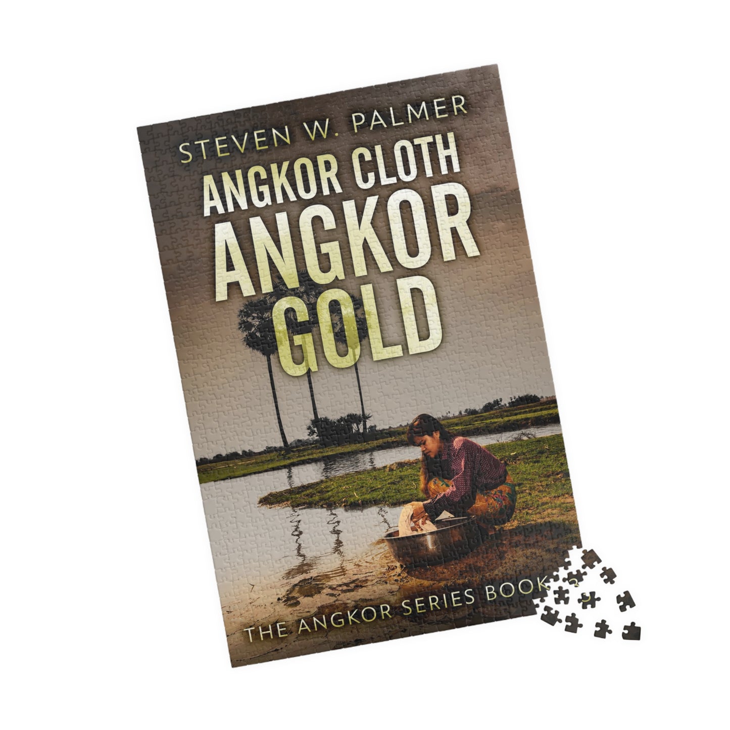 Angkor Cloth, Angkor Gold - 1000 Piece Jigsaw Puzzle