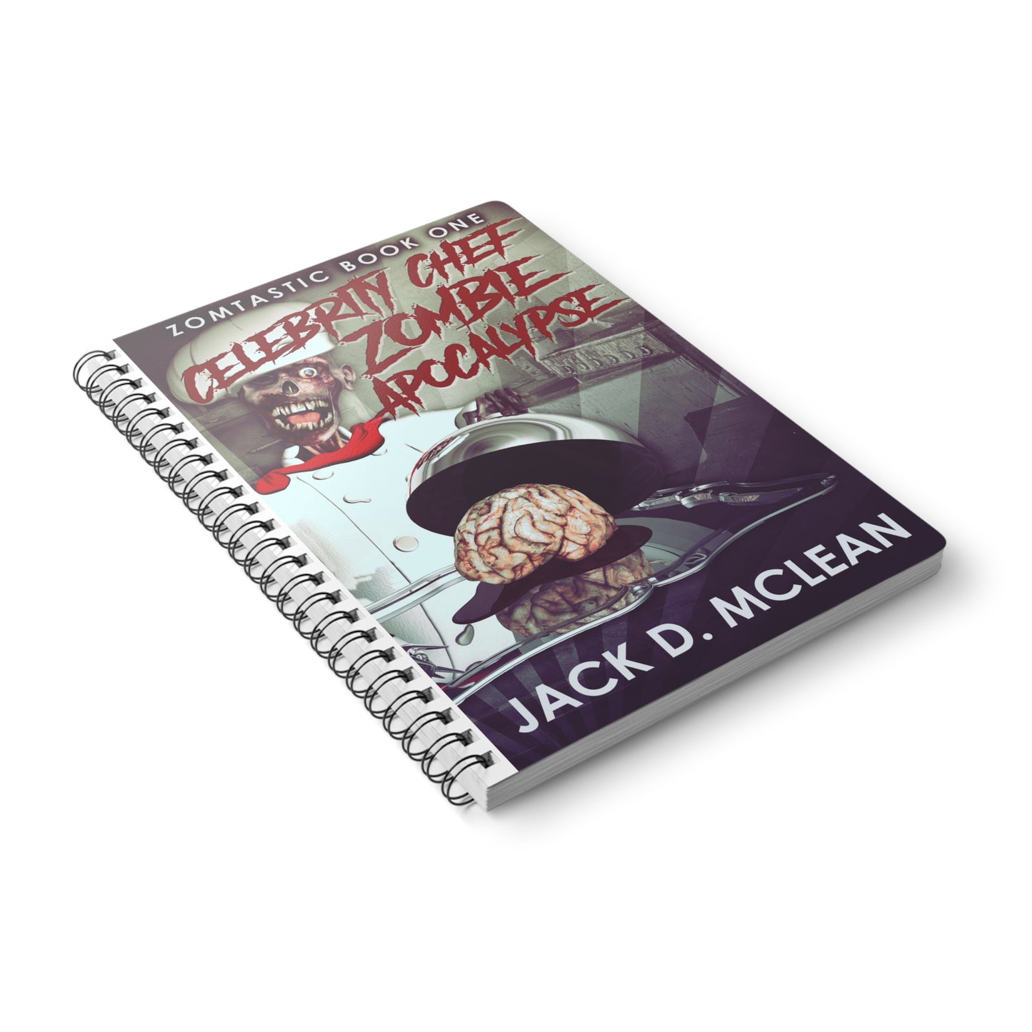 Celebrity Chef Zombie Apocalypse - A5 Wirebound Notebook