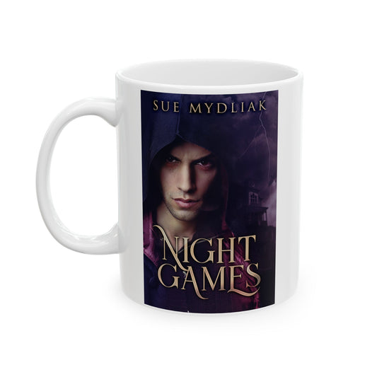 Night Games - White Coffee Mug