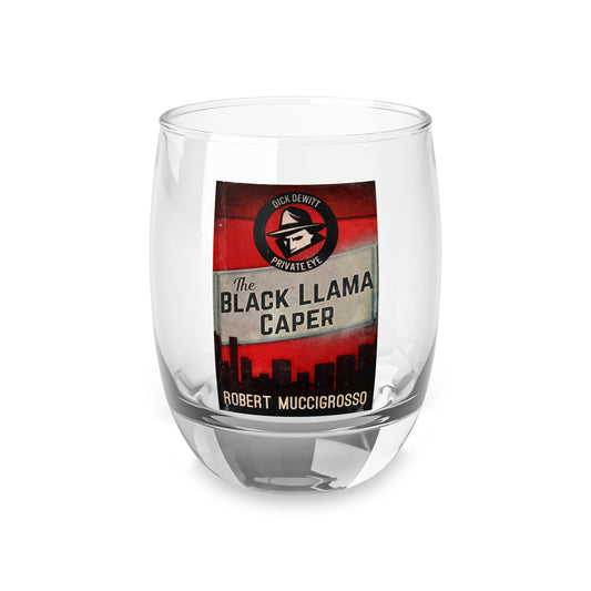 The Black Llama Caper - Whiskey Glass