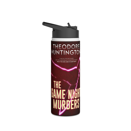 The Game Night Murders - Stainless Steel Water Bottle